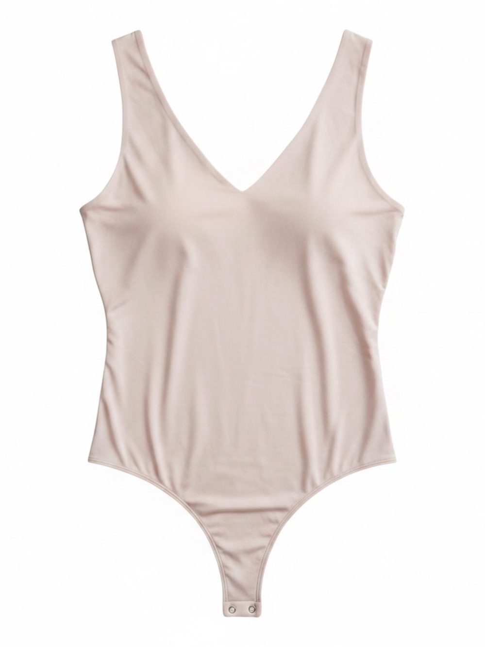 Express Nude V-Neck Seamless Bodysuit